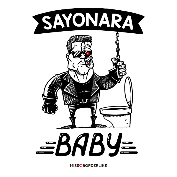 Vinilo baño Sayonara Baby